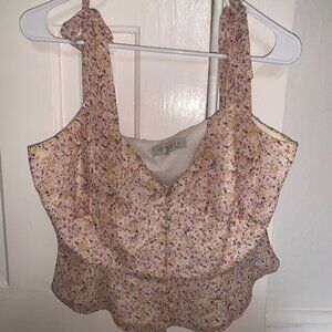 Wayf Floral Tank Top/Blouse